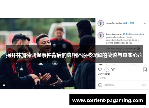 揭开林加德调侃事件背后的真相还原被误解的笑谈与真实心声 揭开林加德调侃事件背后的真相还原被误解的笑谈与真实心声
